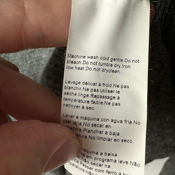 Boss Orange Sweater Men’s Size XXL Asymmetrical Front Zip - Picture 6 of 8